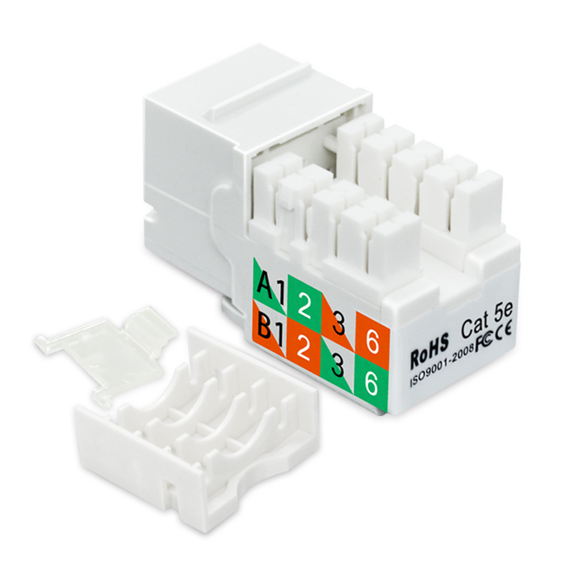 超五类非屏蔽RJ45模块 （ML-5E-M）