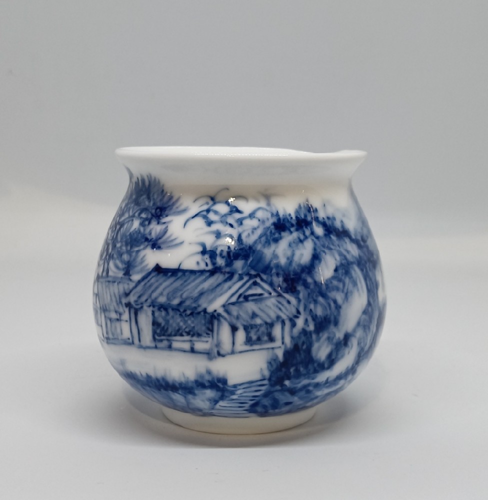 手绘瓷器--公道杯（山水）