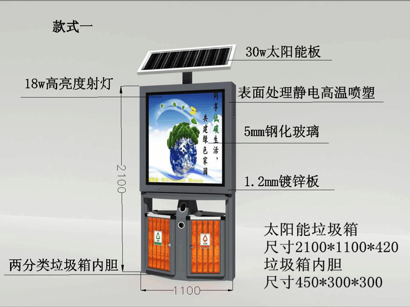 太阳能灯箱