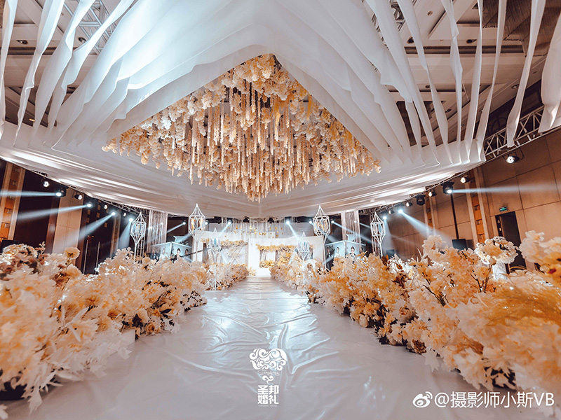 香槟色泰式简约婚礼