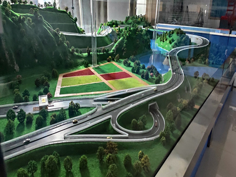 道路桥梁模型