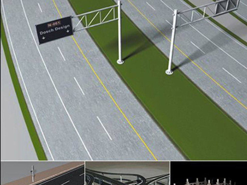 道路桥梁模型