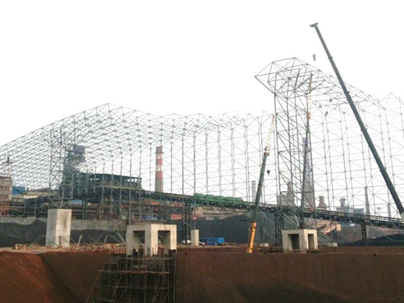 河北新金轧材有限公司西区料场棚化工程