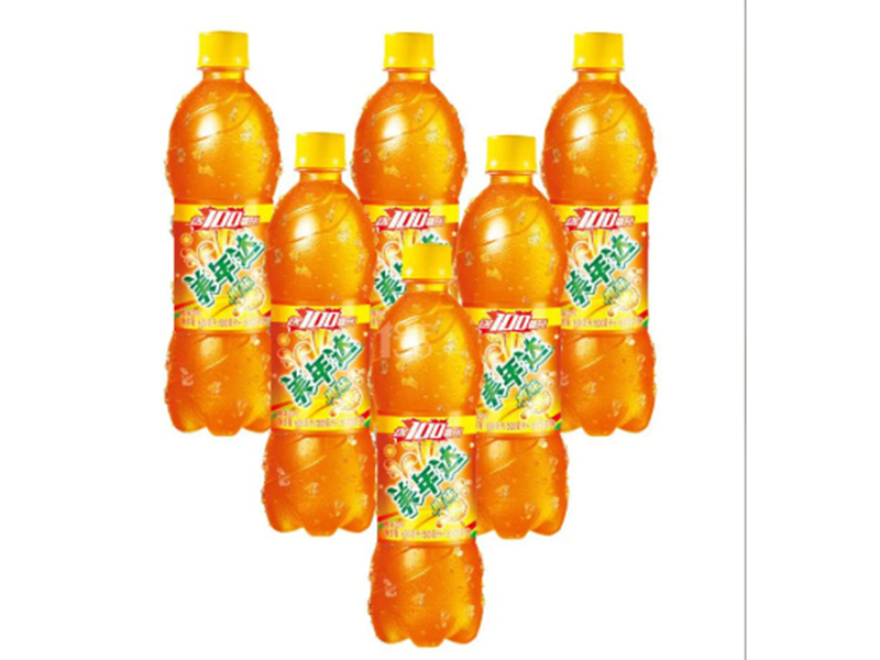 美年达橙味500ml