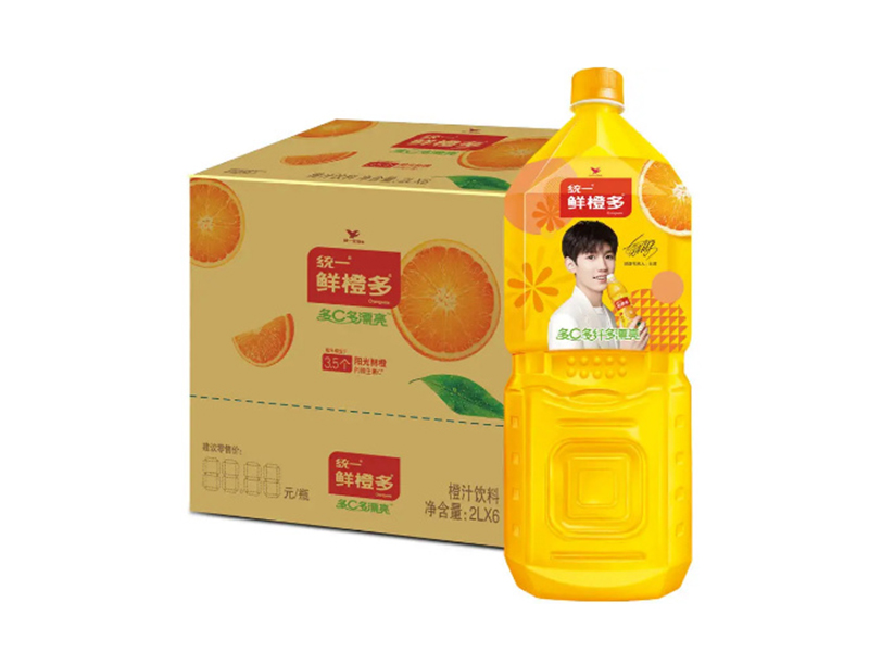 统一鲜橙多2l