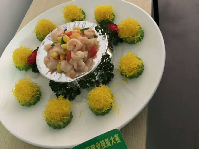 金丝双味虾