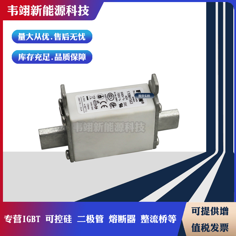 170M1558巴斯曼全新进口170M1559 170M1560-170M1567熔断器保险丝