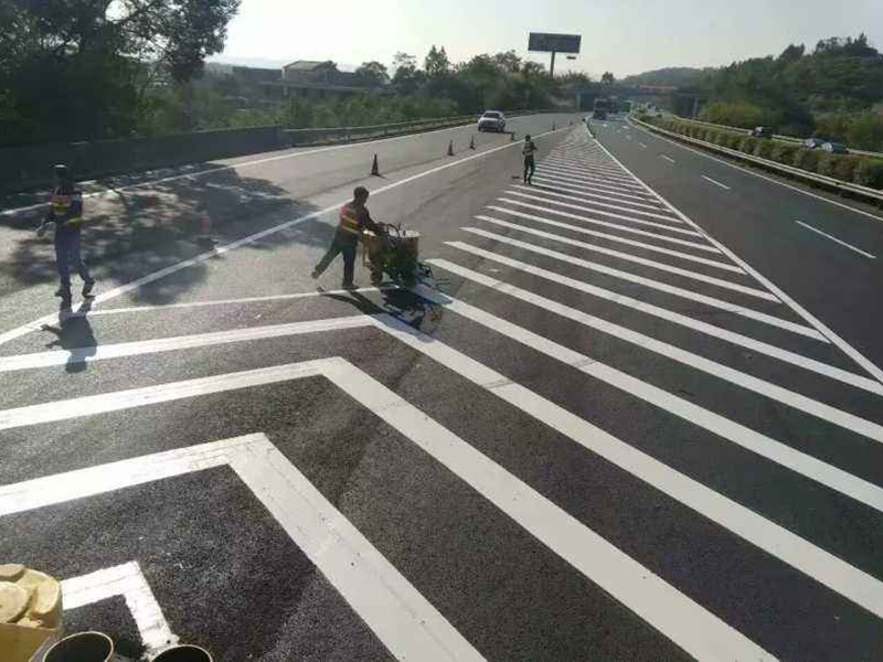高速道路划线