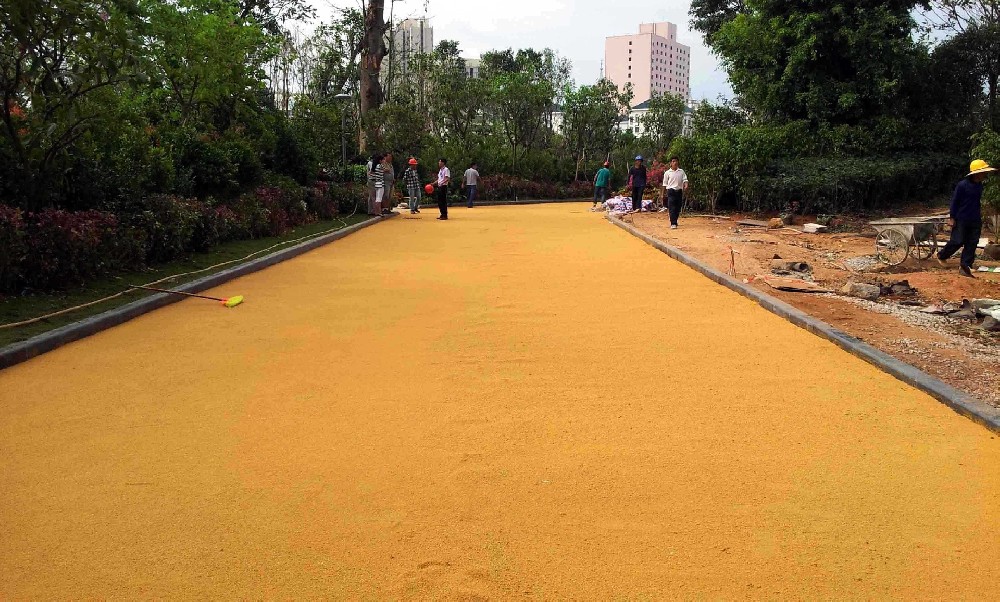 彩色沥青路面施工
