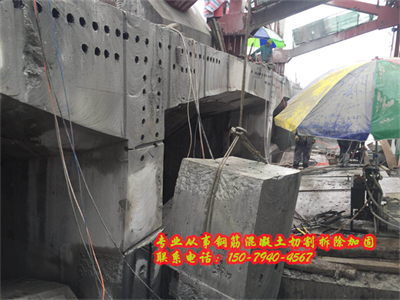涪江四桥跨江桥切割拆除工程
