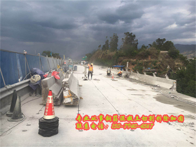 雅西高速泸姑梳妆台跨河大桥切割拆除工程