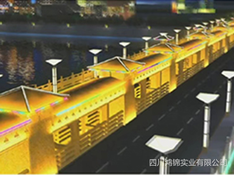 广汉大桥光彩工程