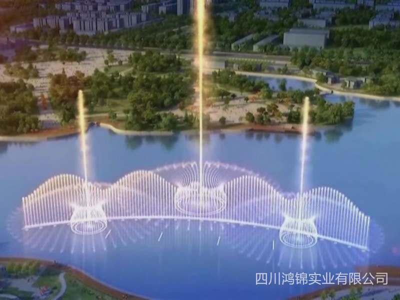 新疆奎屯大型激光音乐喷泉
