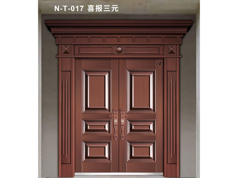 奢华真铜门