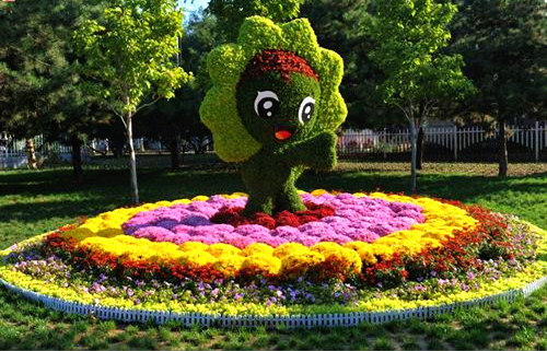 节日花坛