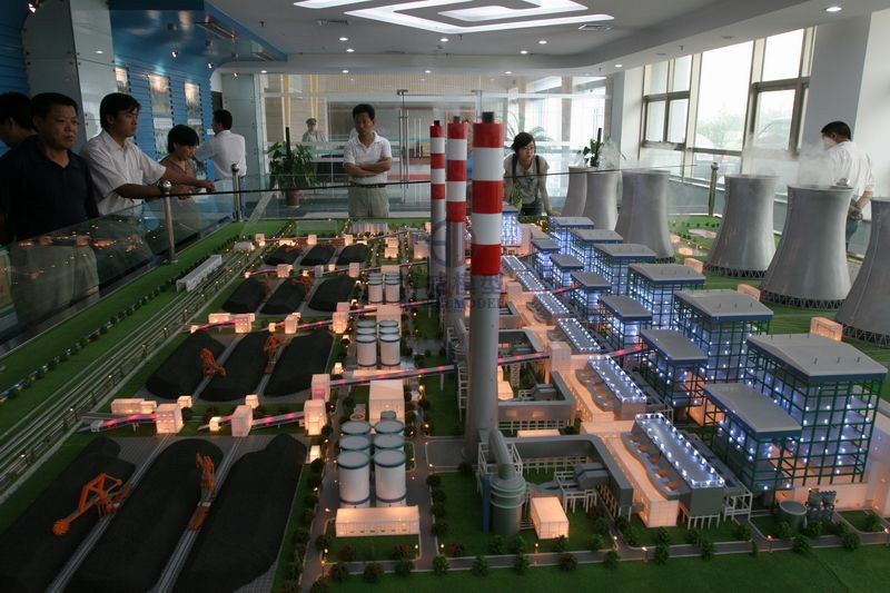 大型火力发电厂模型