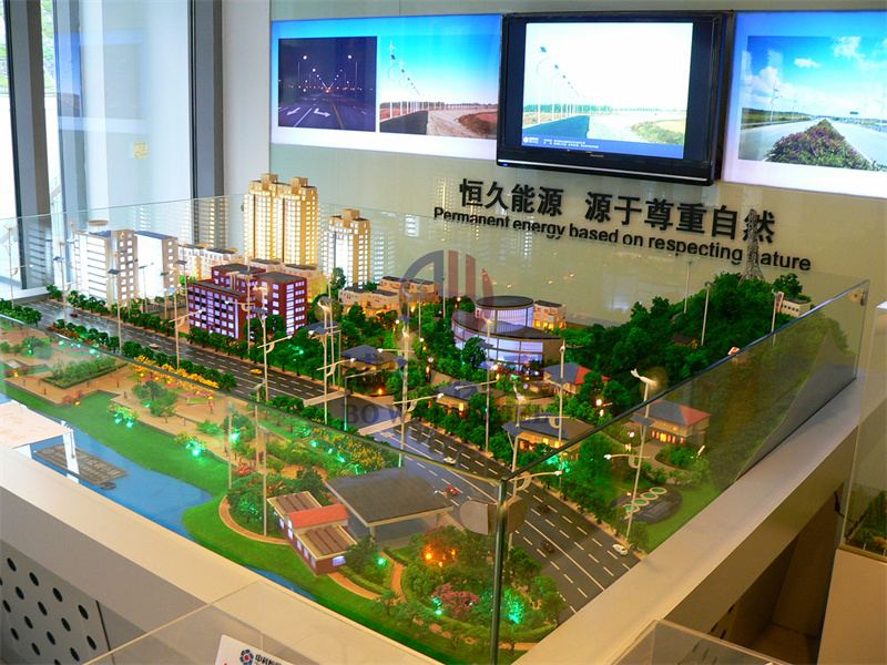 加油站沙盘模型