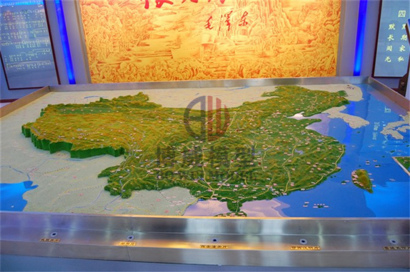 中国地图模型