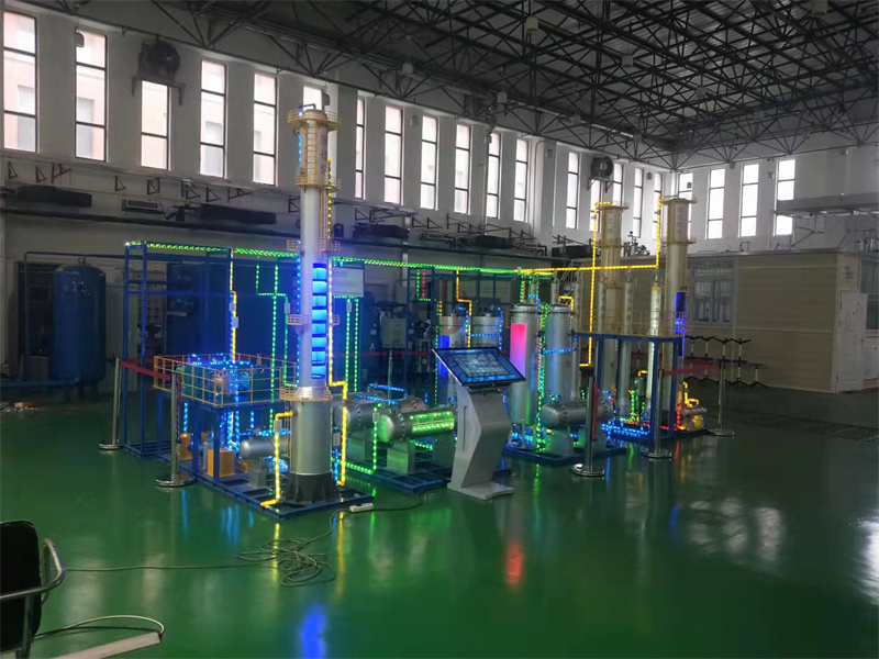 含烃石化尾气膜分离耦合回收装置教学工厂模型