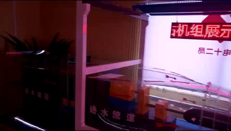 泵站机组展示模型
