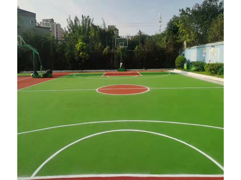 成都龙泉灵龙小学-EPDM篮球场