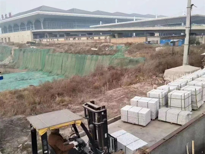 《西安北客站二期》地铺石材案例